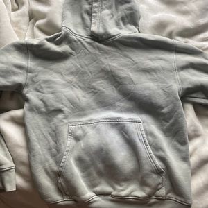 light sage green TNA hoodie